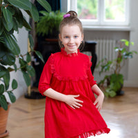 Anaario Teal Clouds Dress, dress for kids