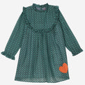 Girl wearing Anaario Teal Clouds Dress