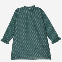 Girl wearing Anaario Teal Clouds Dress