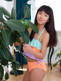 Triple Frill Bikini